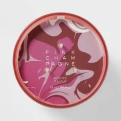 28oz Glass Champagne Candle Light Pink - Opalhouse™ -Decoration Serie Store GUEST 02057e90 68e1 4438 a010 8cbd29d85bc6