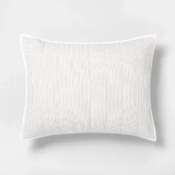 Microstripe Pillow Sham Cream/Gray - Hearth & Hand™ With Magnolia -Decoration Serie Store GUEST 0411dbda 7209 43ed bfdf 242b502448e9