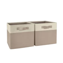 2pc Kids' 10.5" Two-Toned Folding Storage Bin Set - RiverRidge Home -Decoration Serie Store GUEST 1279212b 786b 45f1 b15e 818e05dab01f