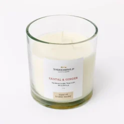 Clear Glass Santal & Ginger Candle White - Threshold™ Designed With Studio McGee -Decoration Serie Store GUEST 133d9fdf 67f9 454f bb07 36d647d7b08b