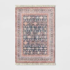 Alexandra Floral Printed Border Persian Rug Blush - Opalhouse™ -Decoration Serie Store GUEST 13831d26 e9c0 4d66 95de 449574be25e7