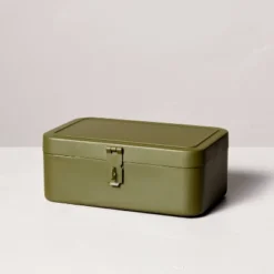 Decorative Metal Storage Box Green - Hearth & Hand™ With Magnolia -Decoration Serie Store GUEST 13e14cf7 86df 4e7f 83b8 96fe6613459c