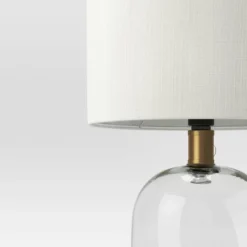 Glass Cylinder Mini Table Lamp With Open Base Clear - Threshold™ -Decoration Serie Store GUEST 1f14c873 4b74 4c73 a623 c80d2dde31a2