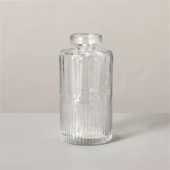 Ribbed Clear Glass Bud Vase - Hearth & Hand™ With Magnolia -Decoration Serie Store GUEST 2286386d 3a94 4818 84ed f09772246027