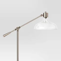 Crosby Bell Floor Lamp Brass With Glass Shade - Threshold™ -Decoration Serie Store GUEST 26149be8 59a3 4410 bac0 69bf4e1c57fc