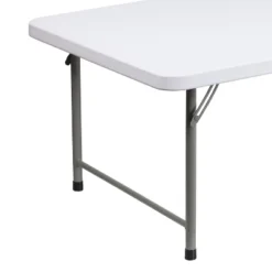 Flash Furniture 4.93-Foot Kid's Granite White Plastic Folding Table -Decoration Serie Store GUEST 275557f5 d678 49cf b82e d7e16fd13045