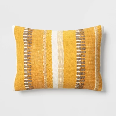 Ombre Striped Lumbar Throw Pillow - Threshold™ 5 Ombre Striped Lumbar Throw Pillow - Threshold™ - Image 5