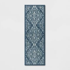 Vintage Print Comfort Rug Blue - Threshold™ -Decoration Serie Store GUEST 27cfa3a5 387a 437b a65c 003e7fadefea