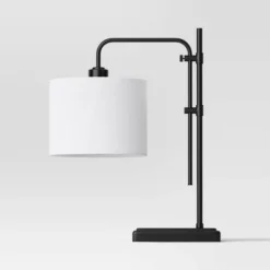 Knox Adjustable Shaded Table Lamp Black - Threshold™ -Decoration Serie Store GUEST 300007ce a81b 4fe4 9525 8347ceb40aeb