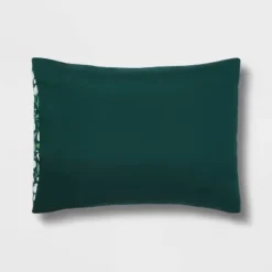 Floral Printed Microfiber Reversible Comforter & Sheets Set Dark Green - Room Essentials™ -Decoration Serie Store GUEST 414240b3 fed2 4978 8f0d edd939c2825e