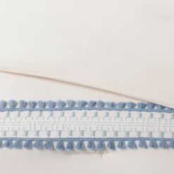 12pc Embroidered Fringe Stripe With Tassels Comforter & Sheet Bedding Set - Threshold™ -Decoration Serie Store GUEST 443f5997 1107 4e72 b1b1 7852d0cd6908