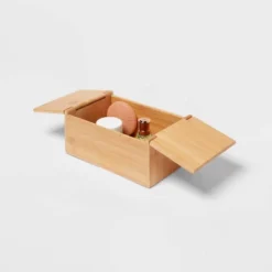 6" X 9" X 4" Rectangular Hinge Lid Bamboo Countertop Organizer - Brightroom™ -Decoration Serie Store GUEST 448d43d4 ccde 4178 8ab1 21a8ac437e38