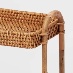 Natural Woven Tiered Vanity Bathroom Tray - Threshold™ -Decoration Serie Store GUEST 462c379a 8d60 4ce8 a91e 8df2c8036df0