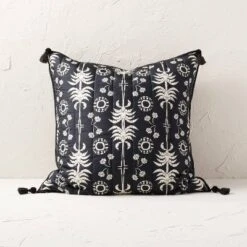 Palm Frond Printed Quilt Sham Black/Off-White - Opalhouse™ Designed With Jungalow™ -Decoration Serie Store GUEST 46e442d4 e0c7 460d b081 1a8cda65a698