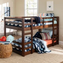 Twin Over Twin Indy Solid Wood Low Bunk Bed - Saracina Home 17 Twin Over Twin Indy Solid Wood Low Bunk Bed - Saracina Home -Decoration Serie Store GUEST 4c4e96bd d483 4ae0 a8be fd0586b37fad