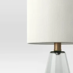 Glass Cone Mini Table Lamp Clear - Threshold™ -Decoration Serie Store GUEST 513bc511 5a10 46bd 83a8 97c5c75183f8
