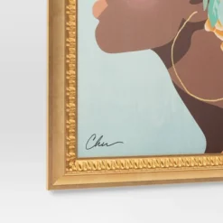 24" X 30" Floral Dream By Nikki Chu Vintage Canvas Board Gold - Threshold™ -Decoration Serie Store GUEST 5a042000 aaac 4e72 a3dc a07d331687a2