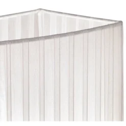 360 Lighting Cube Modern Accent Table Lamp 19 3/4" High White Ribbon Fabric Shade For Bedroom Living Room Bedside Nightstand Office Kids Family House -Decoration Serie Store GUEST 5d009248 8a65 44f6 90e4 a7a100090e57