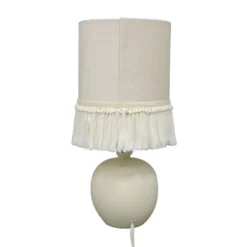 Small Table Lamp With Fringe Shade Off-White (Includes LED Light Bulb) - Opalhouse™ Designed With Jungalow™ -Decoration Serie Store GUEST 6a5a28fb 40e2 4ccf aad5 699d151bc234