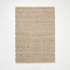 Checkered Stripe Rug Brown - Threshold™ Designed With Studio McGee -Decoration Serie Store GUEST 717c7841 3032 4250 850a 76c5ab372d6b
