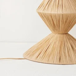 Faux Raffia Floor Lamp Brown (Includes LED Light Bulb) - Opalhouse™ Designed With Jungalow -Decoration Serie Store GUEST 722eef02 bd1a 4345 bc17 2300537469fc