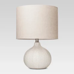 Textured Ceramic Accent Lamp Cream - Threshold -Decoration Serie Store GUEST 755a0d43 5e83 4582 a96a d96f0a939760