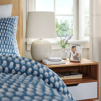 Polished Chrome Rounded Metal Table Frame Silver - Threshold™ 1 Polished Chrome Rounded Metal Table Frame Silver - Threshold™