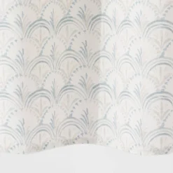 Block Print Scallop Shower Curtain Aqua Blue - Threshold™ -Decoration Serie Store GUEST 778a054f a5b3 486b 8a5e 47632fd96cbf