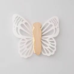 Butterfly Wood Lit Kids' Wall Decor Cream - Pillowfort™ -Decoration Serie Store GUEST 7b038660 261a 42af 8baa 03a5b9a54a2c