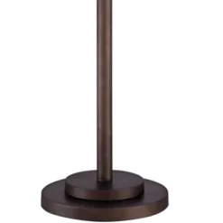 Possini Euro Design Garth Modern Floor Lamp Standing 63 1/2" Tall Oil Rubbed Bronze Burlap Fabric Drum Shade For Living Room Bedroom Office House Home -Decoration Serie Store GUEST 91a0537e e9a3 4be4 ac08 c325a14b911a