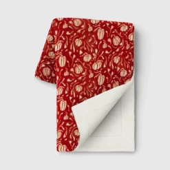Mini Pumpkin Printed Plush With Shearling Reverse Throw Blanket - Threshold™ -Decoration Serie Store GUEST 9af20451 1dcd 4285 8a02 b43468ab2226