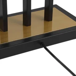 Possini Euro Design Acadia Modern Floor Lamp 71" Tall Black Warm Gold Metal 3 Light Frosted White Glass Globe Shade For Living Room Bedroom Office -Decoration Serie Store GUEST 9f29833b b687 413e 93c1 78ac82b70d0d