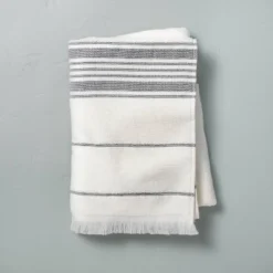 Multistripe Bath Towels Cream/Gray - Hearth & Hand™ With Magnolia -Decoration Serie Store GUEST a3ab88f0 8654 425b a1f7 f62caee554f1