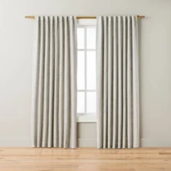 Heathered Slub Room Darkening Curtain Panel - Hearth & Hand™ With Magnolia -Decoration Serie Store GUEST a4a62756 feb2 4b16 a9a0 7820a44f7261