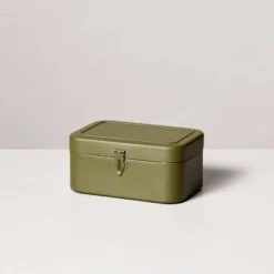 Decorative Metal Storage Box Green - Hearth & Hand™ With Magnolia -Decoration Serie Store GUEST a8afceba 0ae7 4309 ba71 a0e1832484a9
