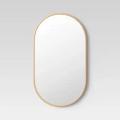 16" X 28" Metal Oval Pill Mirror - Project 62™ -Decoration Serie Store GUEST ac1a0369 9fed 4f6b 991e 2e92167e9794