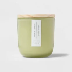 Citron And Sands Candle Green - Threshold™ -Decoration Serie Store GUEST ac29f15a 74a7 4509 9e2b 431f209854df