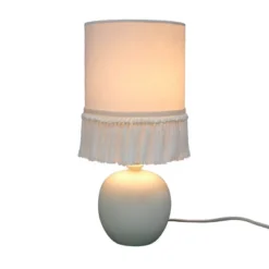 Small Table Lamp With Fringe Shade Off-White (Includes LED Light Bulb) - Opalhouse™ Designed With Jungalow™ -Decoration Serie Store GUEST b032319a c7f7 464d ab2a a2536f5698f3