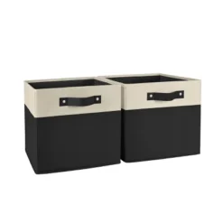 2pc Kids' 10.5" Two-Toned Folding Storage Bin Set - RiverRidge Home -Decoration Serie Store GUEST b0cd9c0c 2716 47bb 9142 06532c147172