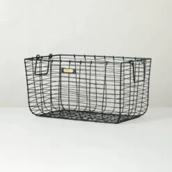 Wire Storage Basket Black - Hearth & Hand With Magnolia -Decoration Serie Store GUEST b22a1734 78e8 485f ac33 f45b9366683c