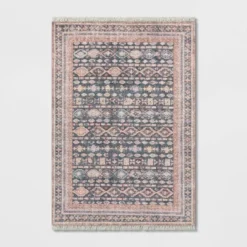 Alexandra Floral Printed Border Persian Rug Blush - Opalhouse™ -Decoration Serie Store GUEST b64cccec 5c26 44cb bb19 1be2036f9757