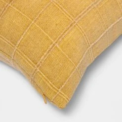 Woven Washed Windowpane Throw Pillow - Threshold™ -Decoration Serie Store GUEST b96a51e5 3eb9 4ba4 a95a c241eee0f630