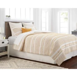 8pc Clipped Jacquard Stripe Comforter Bedding Set - Threshold™ -Decoration Serie Store GUEST b9b7e65b 3b3c 4b4f a425 d762225141ed