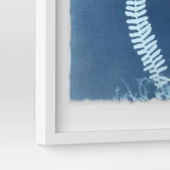 (Set Of 2) 16" X 20" Float Mount Plant Print Framed Wall Poster Set White - Threshold™ -Decoration Serie Store GUEST bb8adcad a5ed 4a87 97ad 733d702ca873