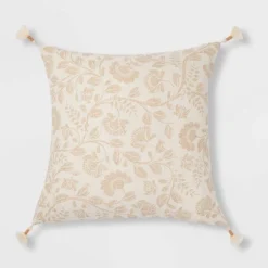 Jacobean Square Throw Pillow - Threshold™ -Decoration Serie Store GUEST bcd4d061 ca23 4438 9d57 0632e6f84eb6