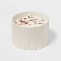 Textured Straight Side Ceramic Warm Cider & Cinnamon Candle White - Threshold™ -Decoration Serie Store GUEST da89dd7c d841 4241 8aa7 4ee8dfc40781
