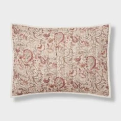 Voile Paisley Printed Quilt Sham Cream - Threshold™ -Decoration Serie Store GUEST e0f4f329 7b2b 4e95 8132 3a5419a69f2c