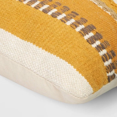 Ombre Striped Lumbar Throw Pillow - Threshold™ 3 Ombre Striped Lumbar Throw Pillow - Threshold™ - Image 3