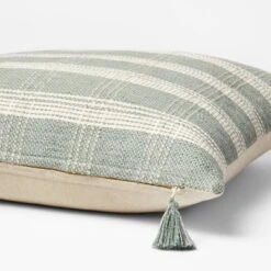 Woven Plaid Throw Pillow With Tassel Zipper - Threshold™ Designed With Studio McGee -Decoration Serie Store GUEST f0347132 f80f 4dac 84d2 18214a07c267