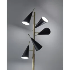 71.5" Owen Tree Lamp Black - Adesso -Decoration Serie Store GUEST f37054b5 f358 45c6 94b5 b291713684b7